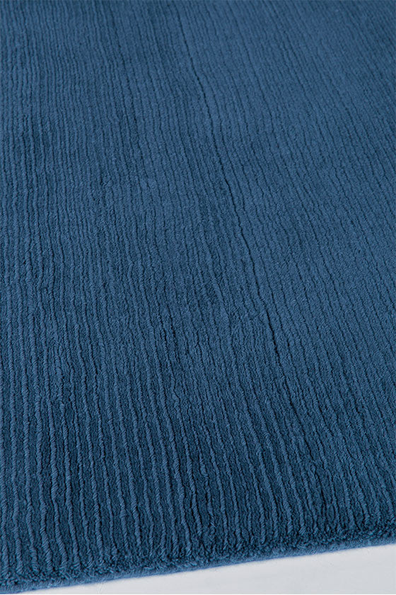 Bay Blue Cut and Loop Stripe