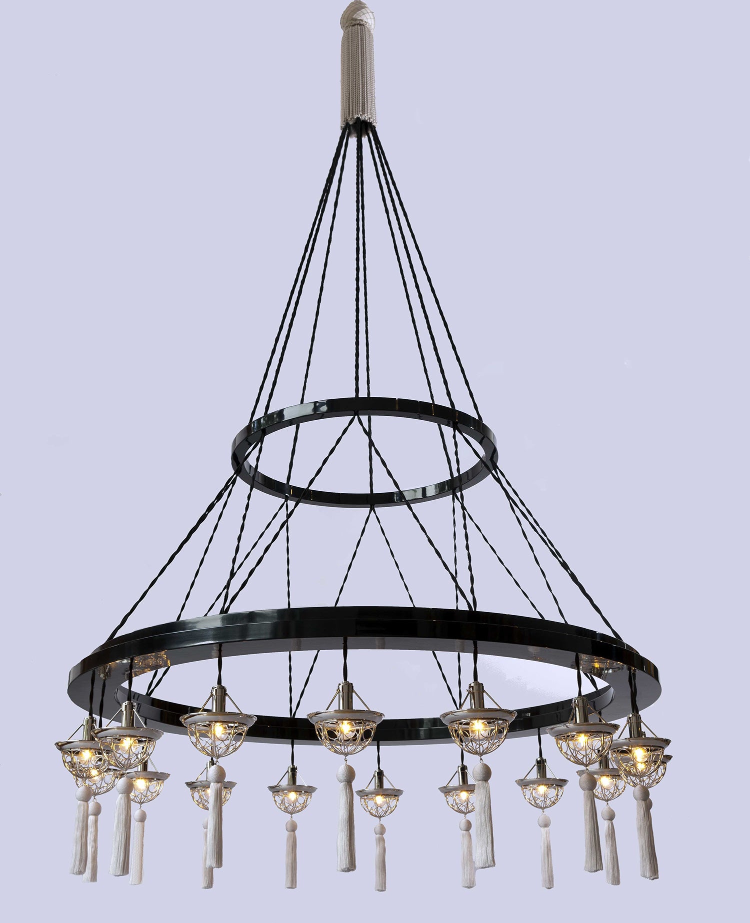 Concentric Hoop Chandelier
