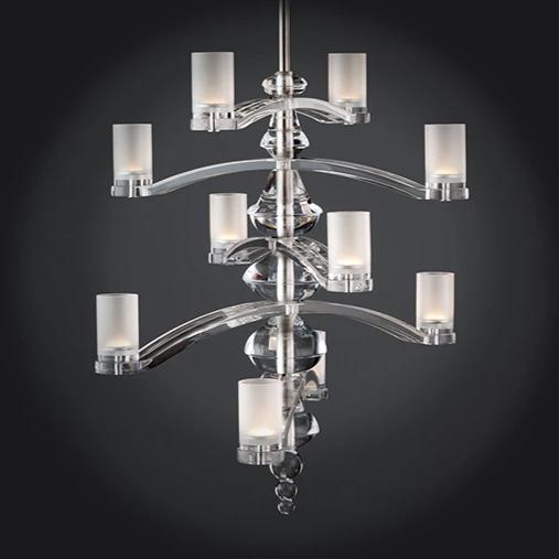 Acrylic 5 Arm Pendant