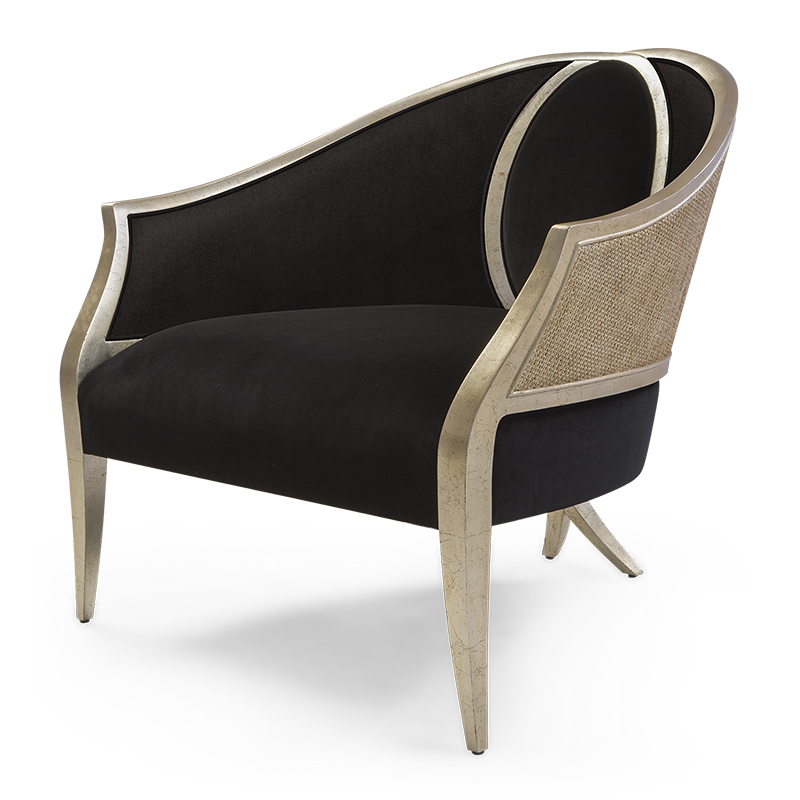 Cambré Bergère Rattan & Upholstery