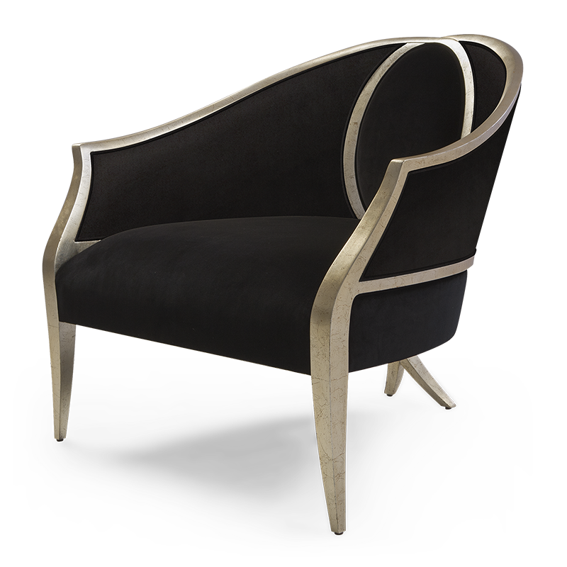 Cambré Bergère Fully Upholstered