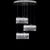 Lady Crinoline Chandelier Classic 3 Level