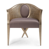 Cambré Dining Chair Semi-Upholstered