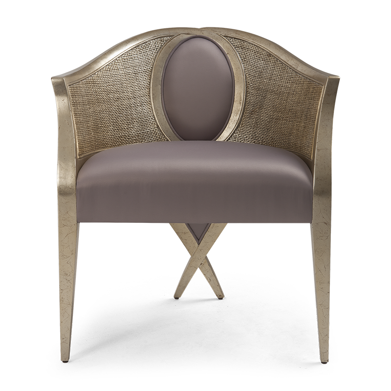 Cambré Dining Chair Semi-Upholstered