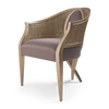 Cambré Dining Chair Semi-Upholstered