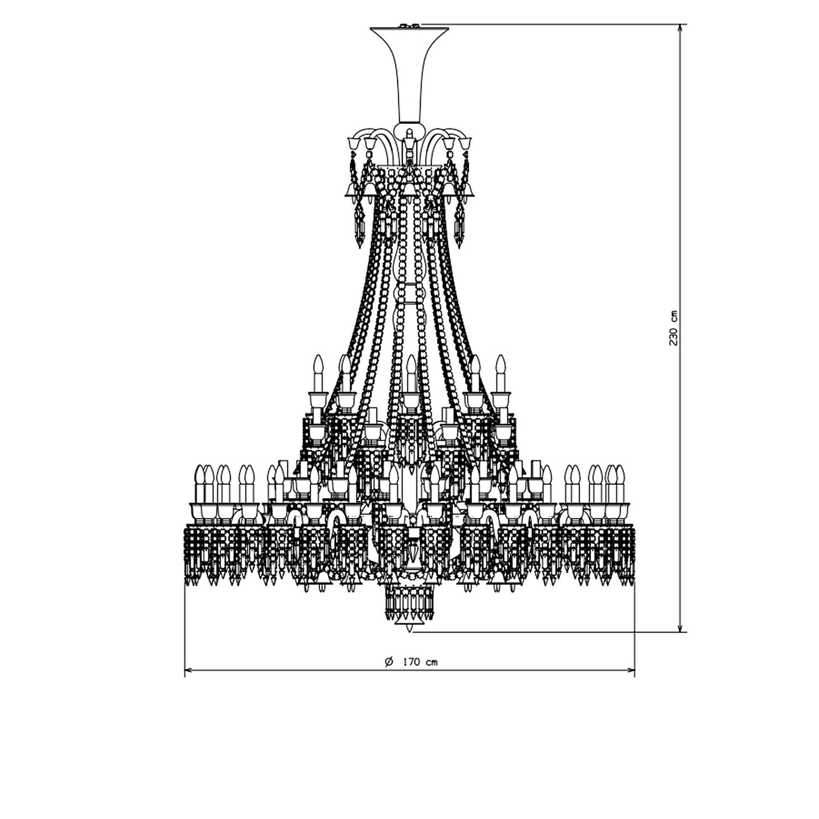 Zénith Chandelier Charleston 64L Short