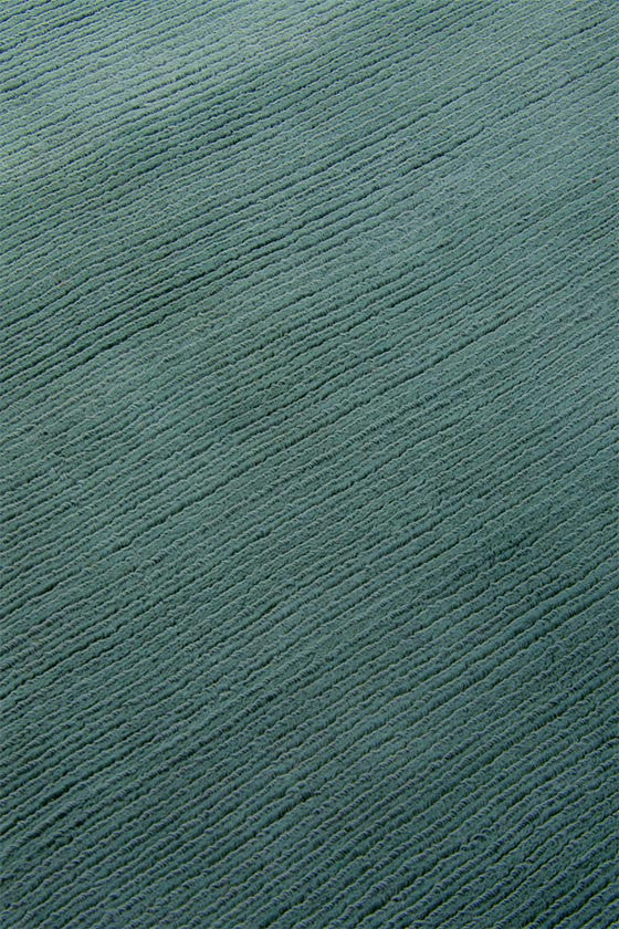 Leighton Teal Cut and Loop Stripe