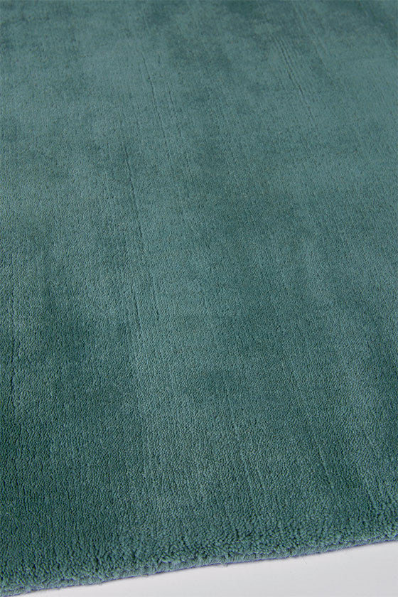 Leighton Teal Plain Wool